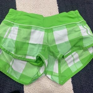 Lululemon speed shorts